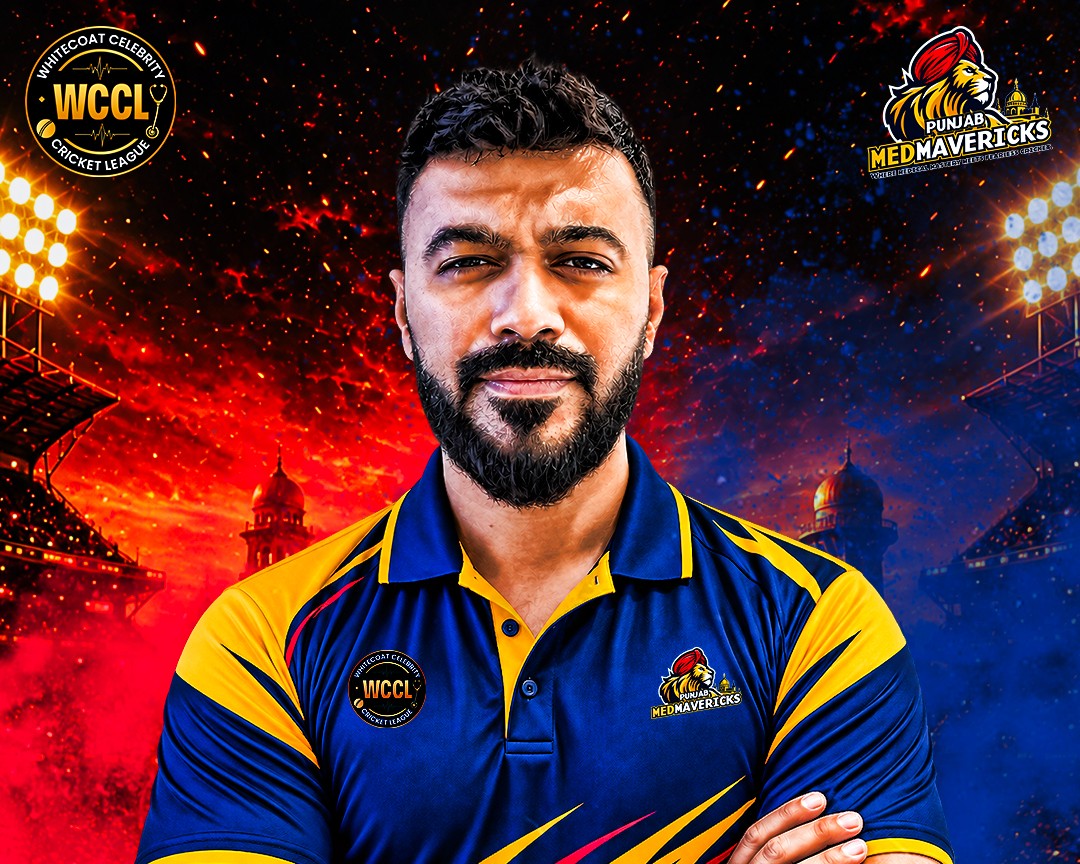 Dr. Rishabh Vyas — icon player, Punjab MedMavericks