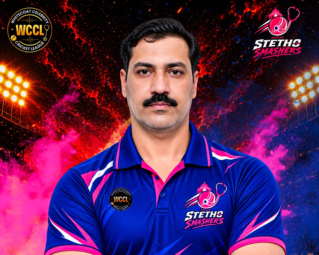 Dr. Satish Jain — icon player, Jaipur Stetho Smashers